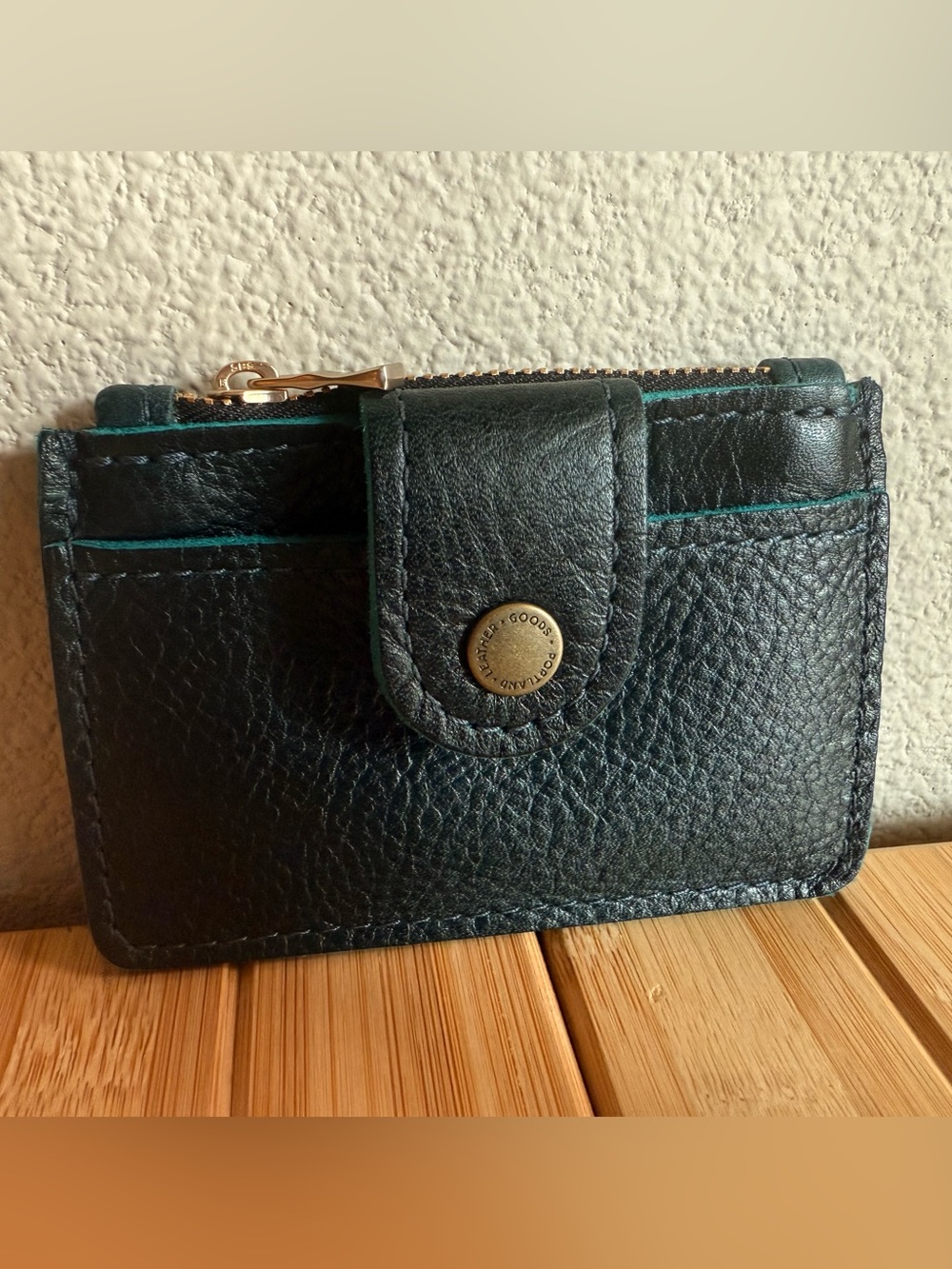 NWT Portland Leather Goods (PLG) Sabrina Wallet in Boreal